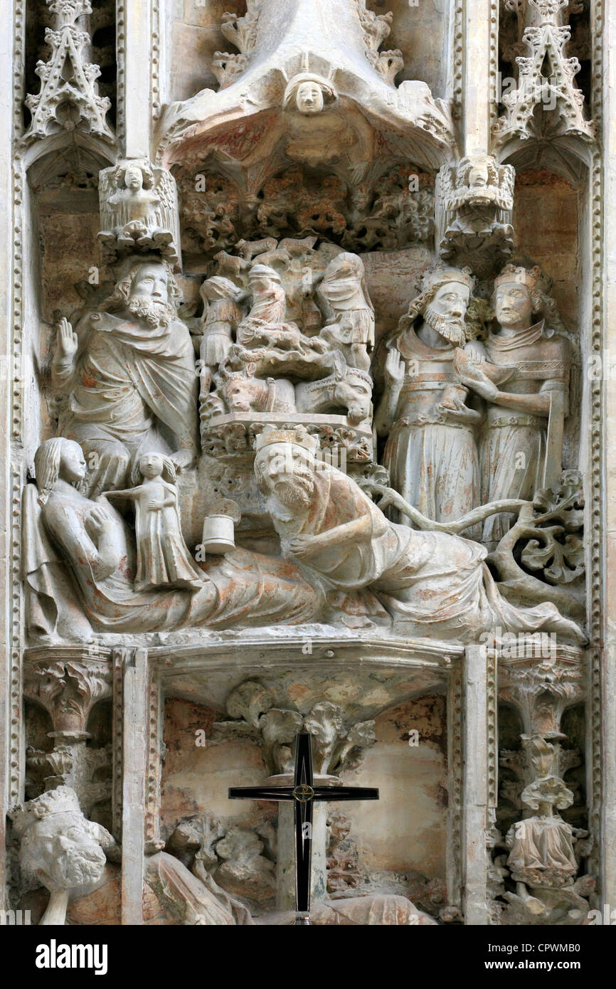 Close up of the High Altar at Christchurch Priory Dorset Stock Photo ...