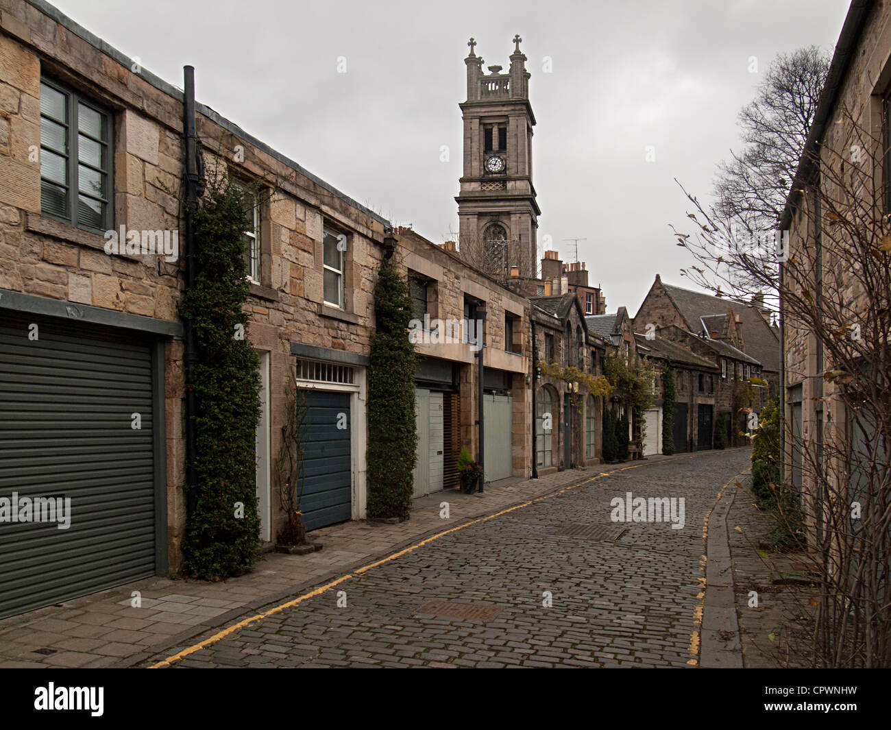 Circus lane in Edinburgh, Scotland Stock Photo Alamy
