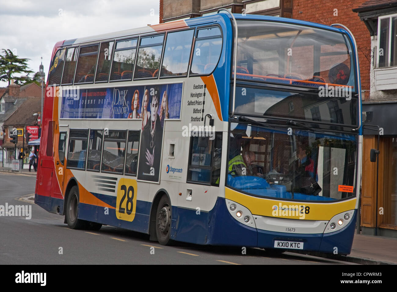 Stagecoach double deck bus Stock Photo