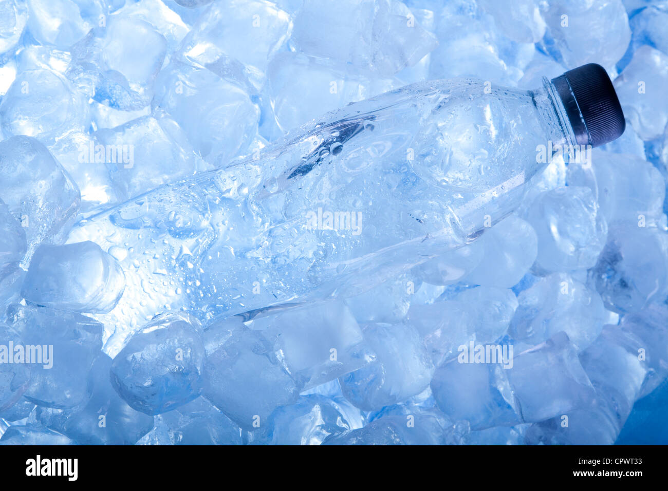 Cold beer in ice Stock Photo Alamy