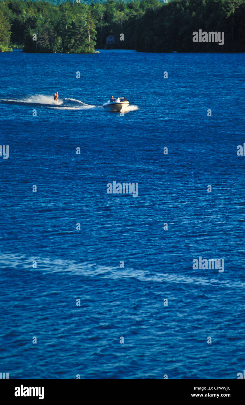Recreational boating on Lake Sunapee Stock Photo Alamy