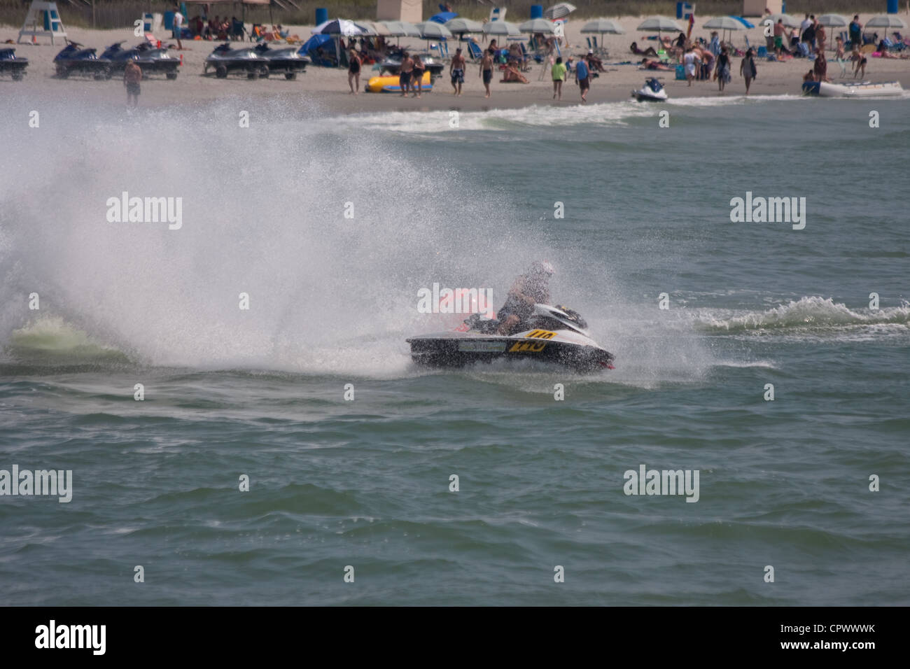 Jet Ski Racing In Myrtle Beach South Carolina Stock Photo Alamy