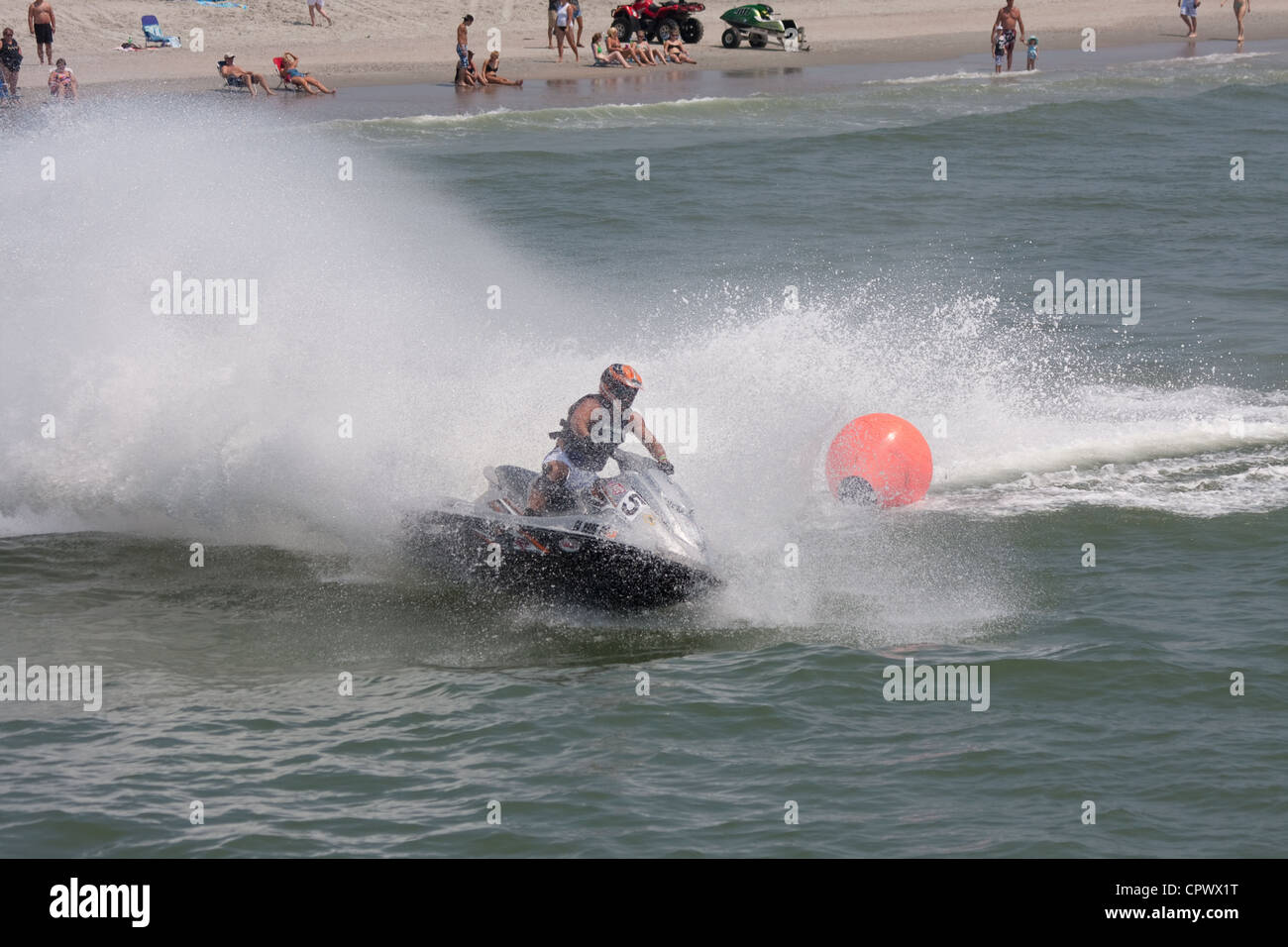 Jet Ski Racing In Myrtle Beach South Carolina Stock Photo Alamy
