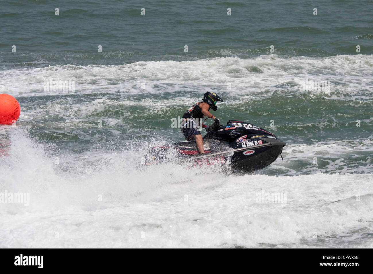Jet Ski Racing In Myrtle Beach South Carolina Stock Photo Alamy