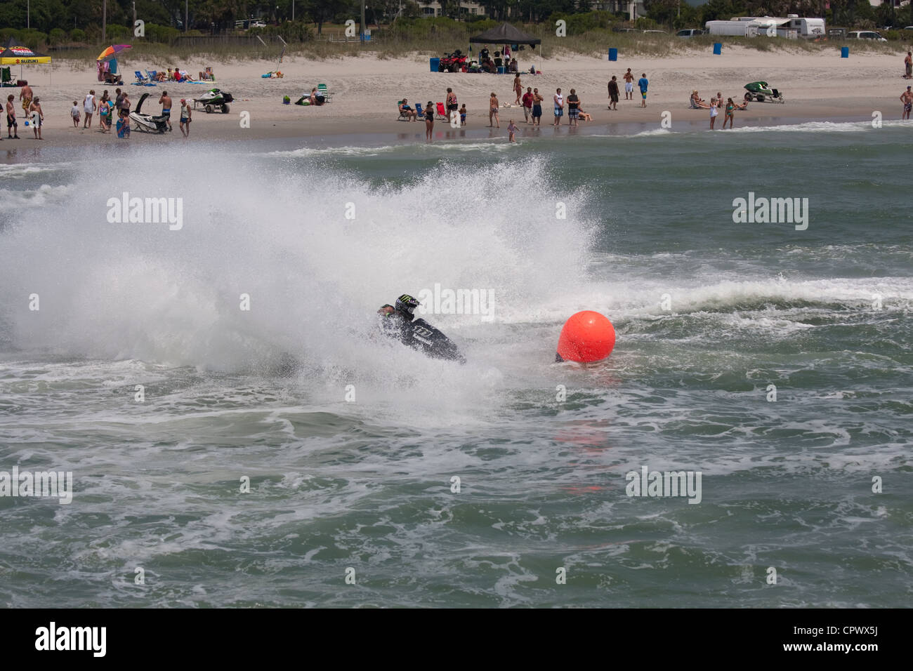 Jet Ski Racing In Myrtle Beach South Carolina Stock Photo Alamy
