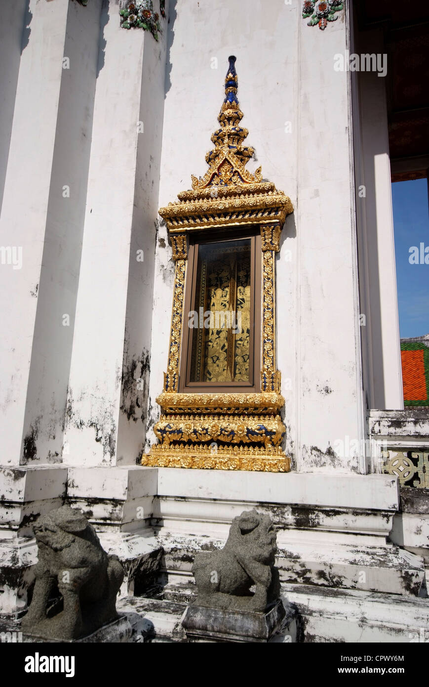 Temple beautiful at Wat Pho in Bangkok Stock Photo - Alamy