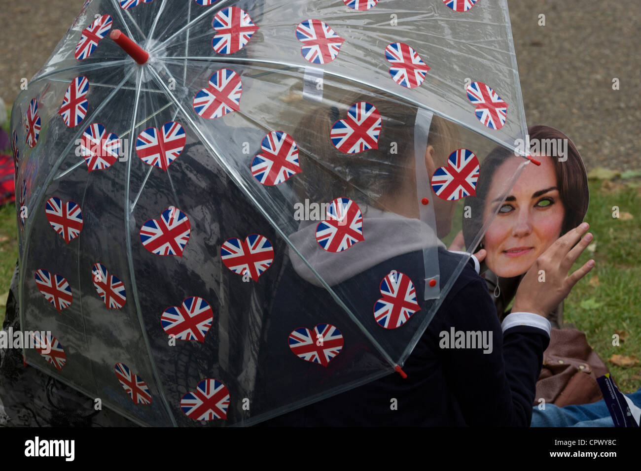 Monarchists celebrate their Queen's Diamond Jubilee weeks before the