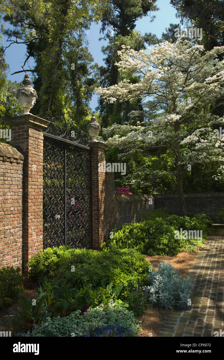 Entrance Gate Elizabethan Gardens North End Roanoke Island Outer