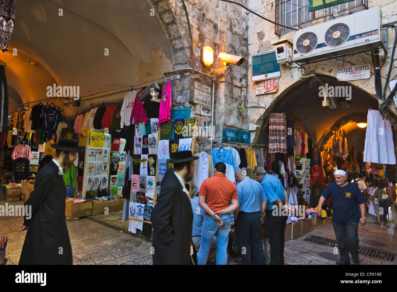 Shops in the old town, Jerusalem, Israel Stock Photo Alamy