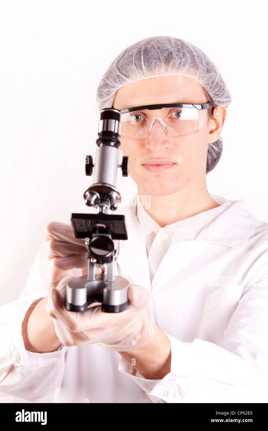 Scientist in laboratory Stock Photo - Alamy