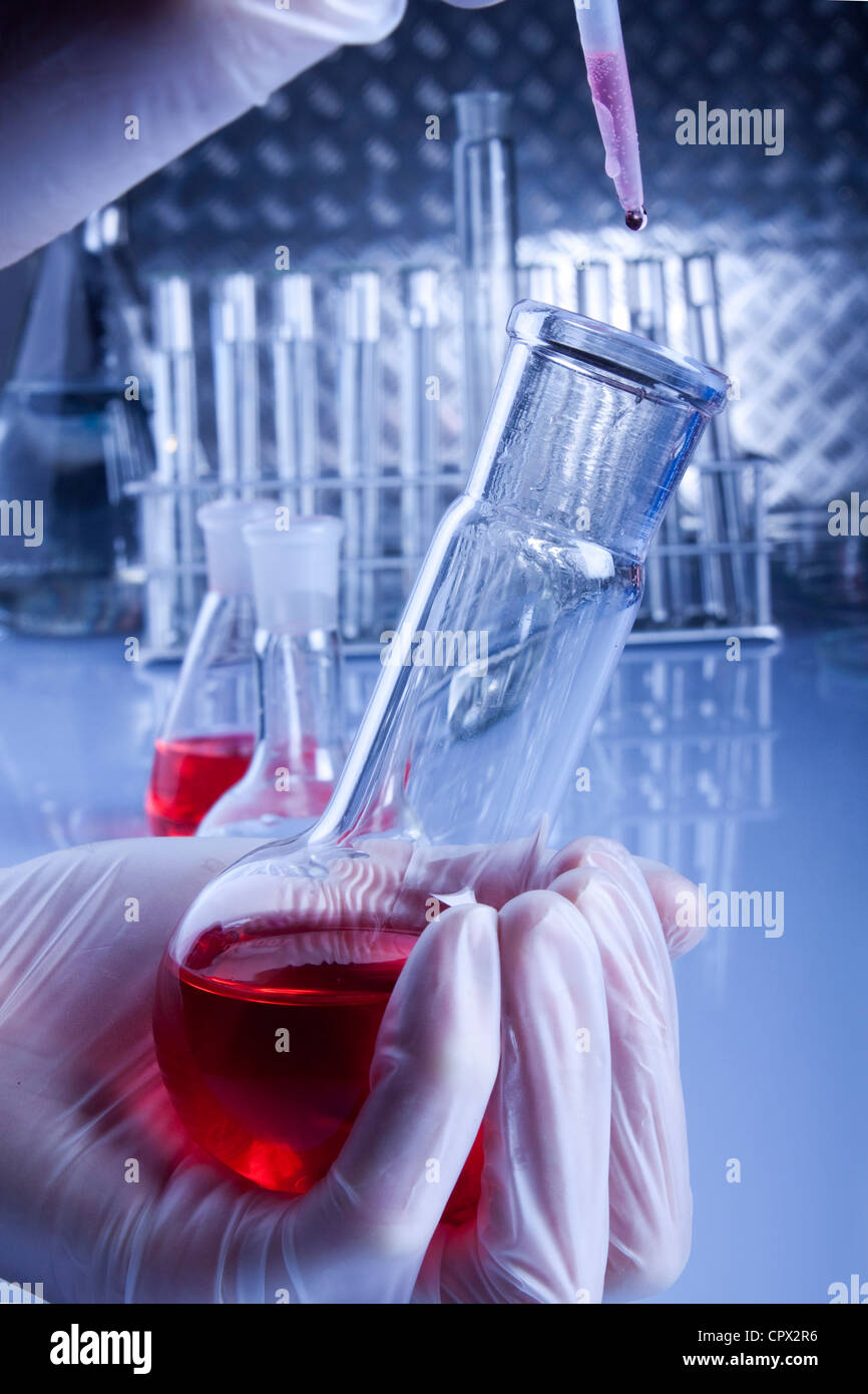 Laboratory Glassware Equipment Stock Photos & Laboratory Glassware