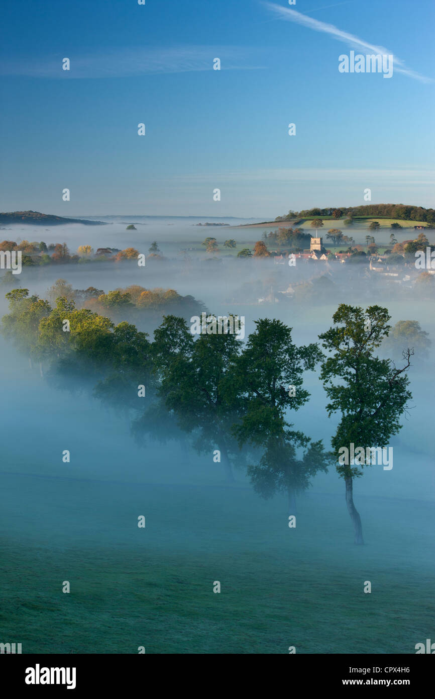 a misty autumn morning, Milborne Port, on the Dorset/Somerset Border