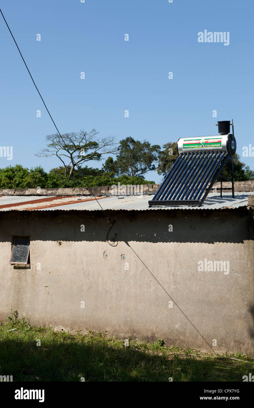 Solar panels roof house africa hi-res stock photography and images - Alamy