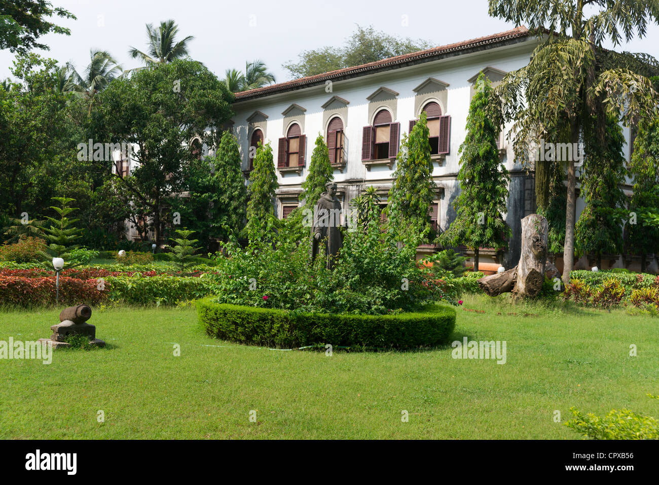 The St. Cajetan church is located in Old Goa near the Se cathedral church. Stock Photo