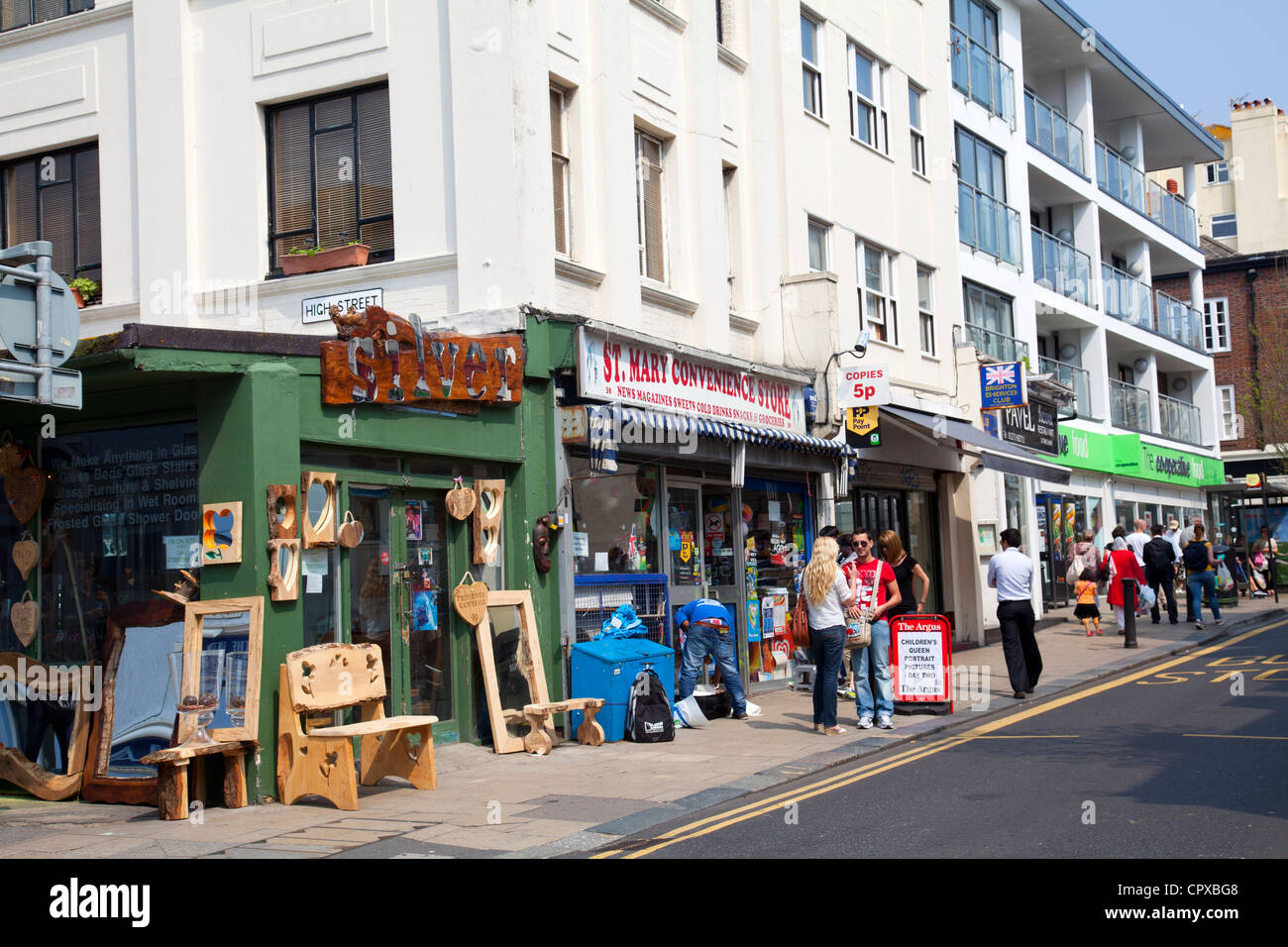 Brighton 's Kemp Town - UK Stock Photo