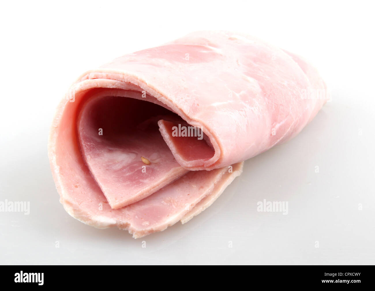 Sliced raw meat Stock Photo