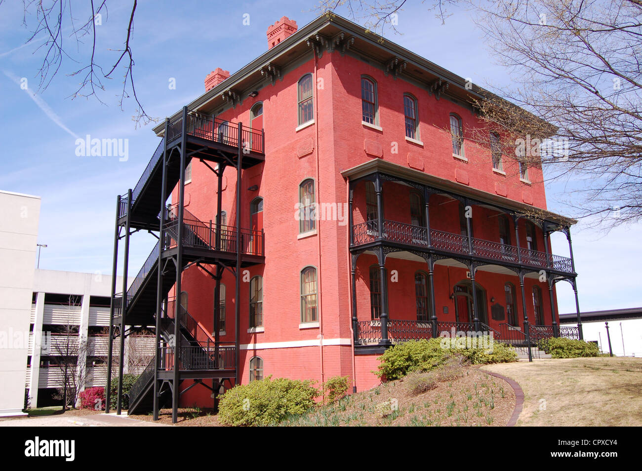 Raleigh and gaston seaboard coast line building in raleigh hires stock