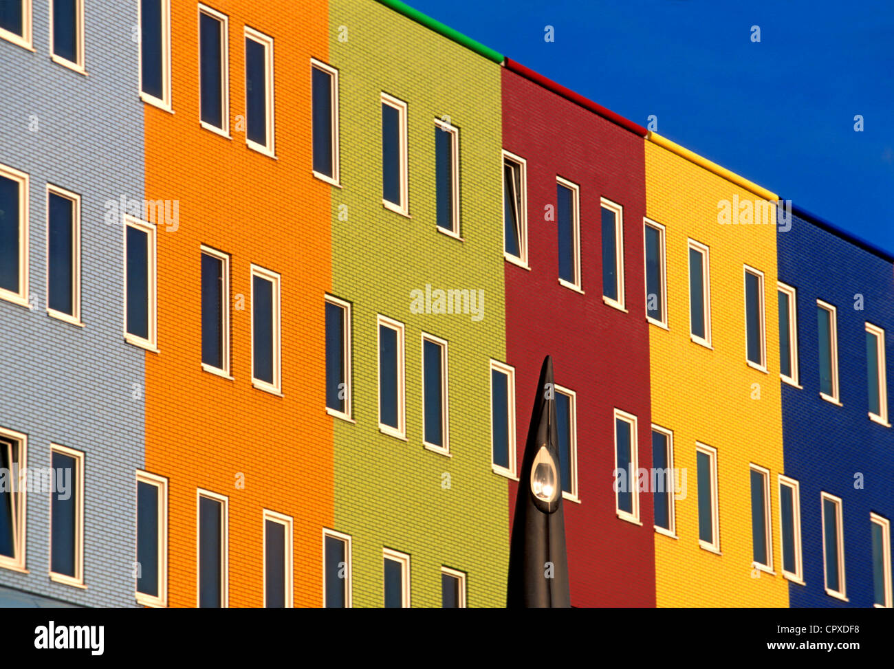 Netherlands, Amsterdam, Zuidoost District, buildings on Arena Boulevard Stock Photo Alamy