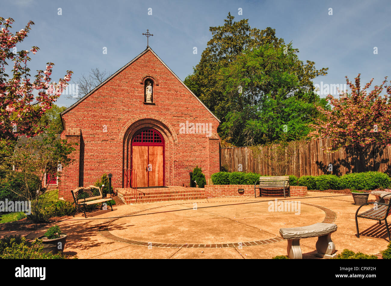 Chapel, Mount Carmel Monastery Mount Carmel Drive La Plata, Maryland Stock Photo