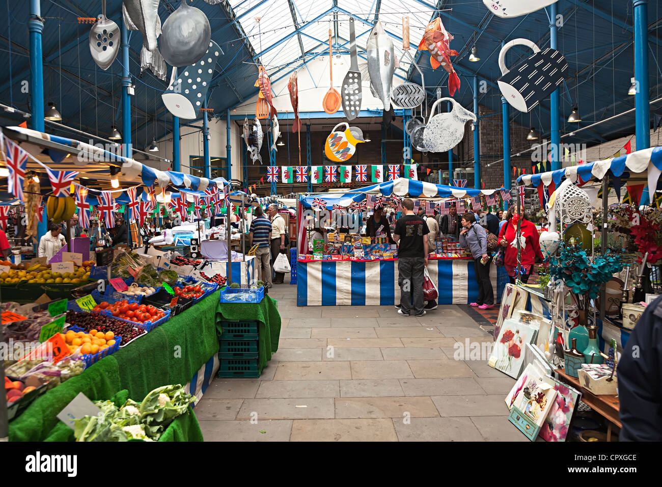 Abergavenny market hall hires stock photography and images Alamy