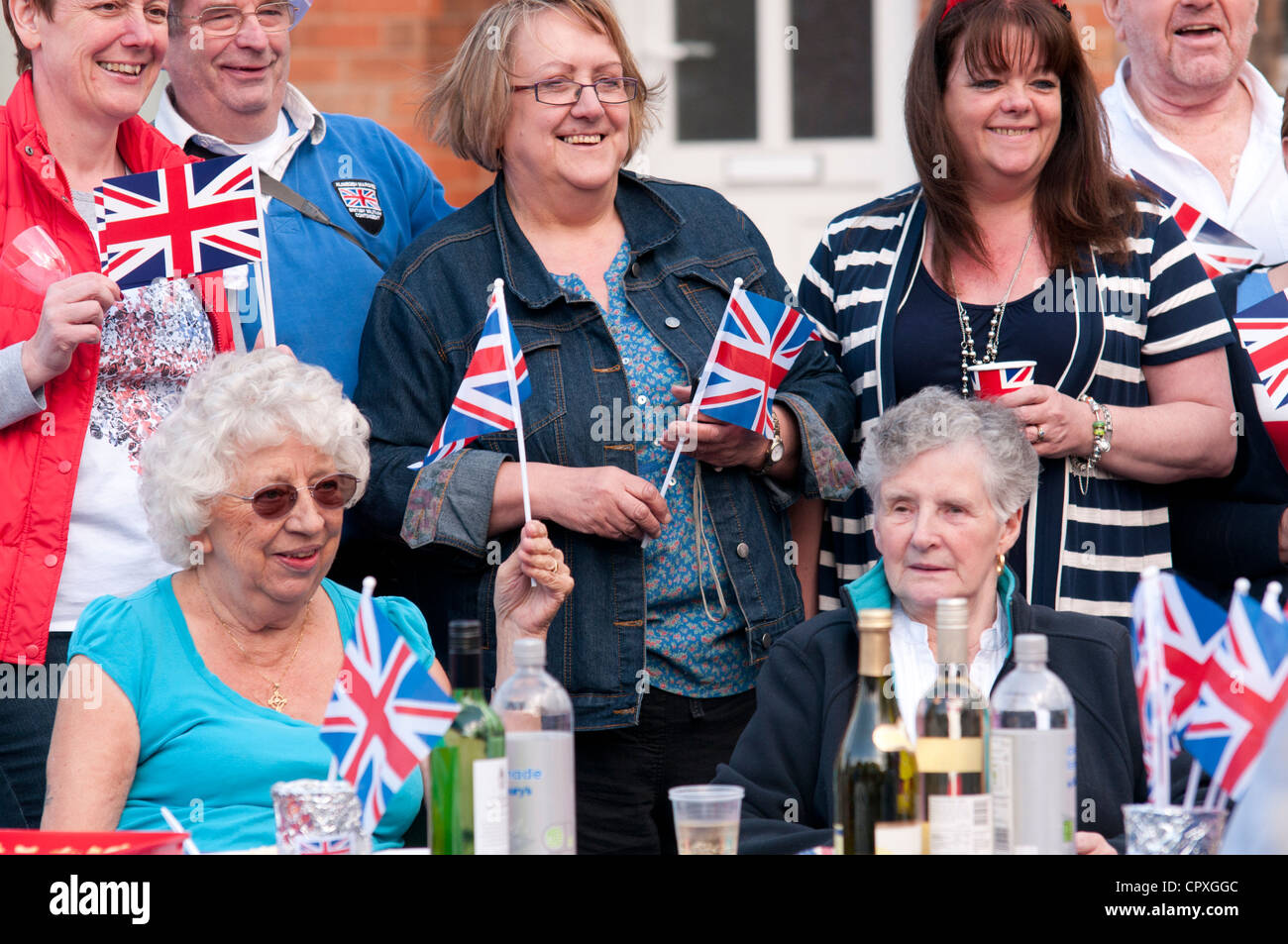 Queen's Jubilee street party, United Kingdom Stock Photo Alamy