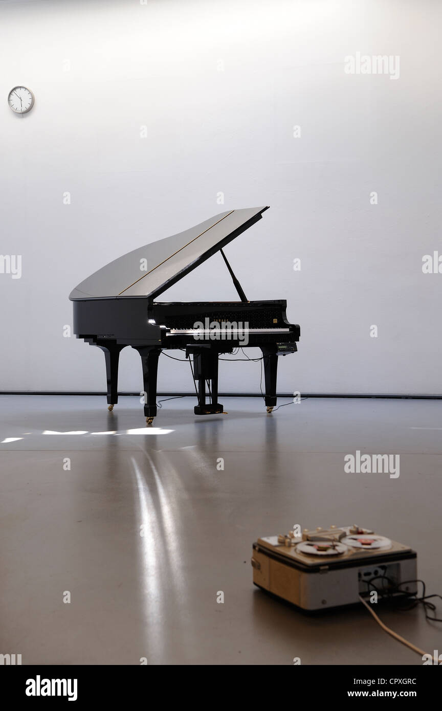 Switzerland, Basel, Plug-In Numeric Art Gallery Stock Photo
