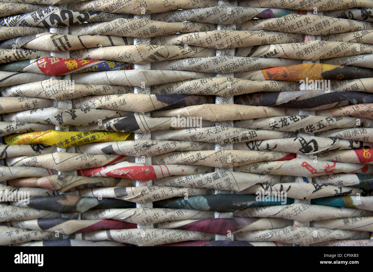 Asian newsprintRecycled newspaper craft newspapers shown are south