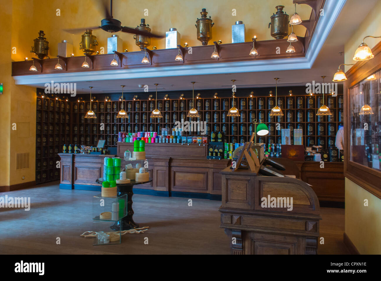 Mariage Freres tea shop on Rue du Bourg Tibourg in Le Marais in Paris Stock  Photo - Alamy