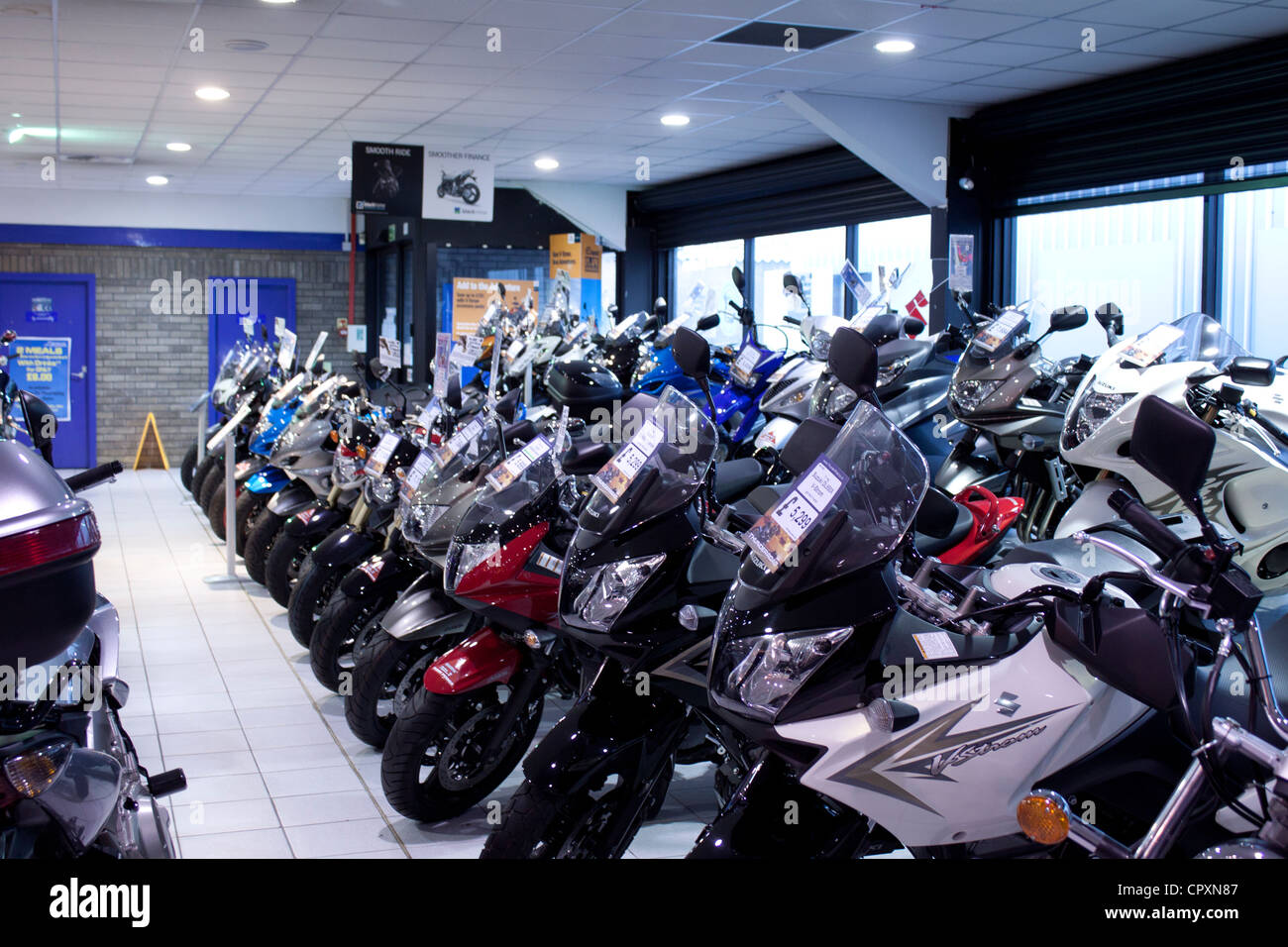 Motor Bikes Stock Photo