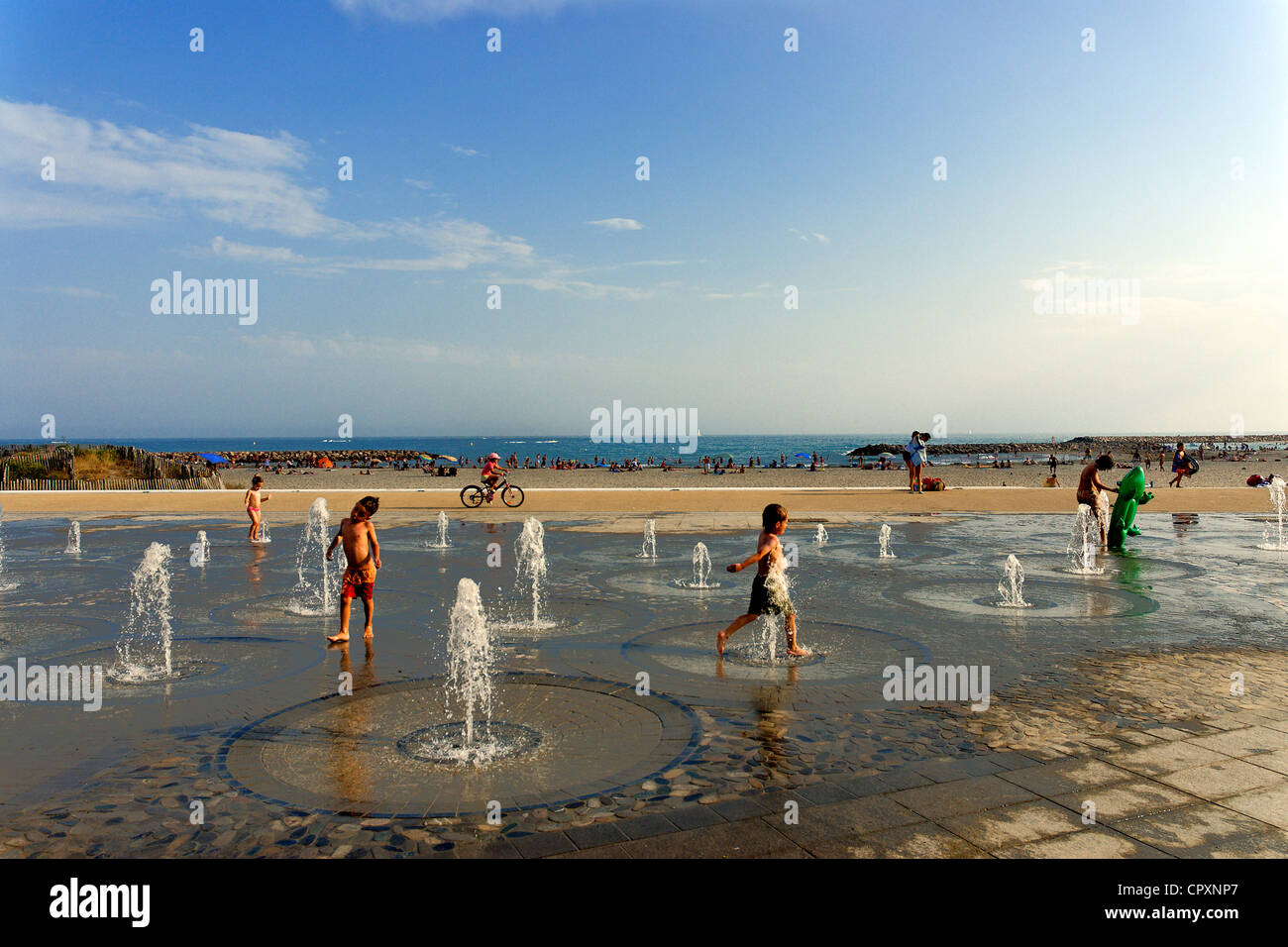 France Herault Sete Plage De Villeroy Beach And