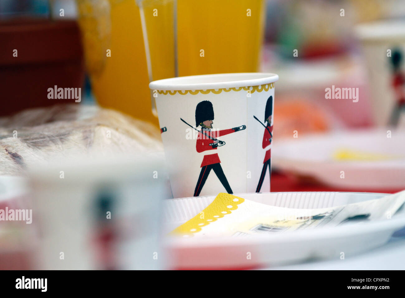 Diamond Jubilee children's party Stock Photo Alamy