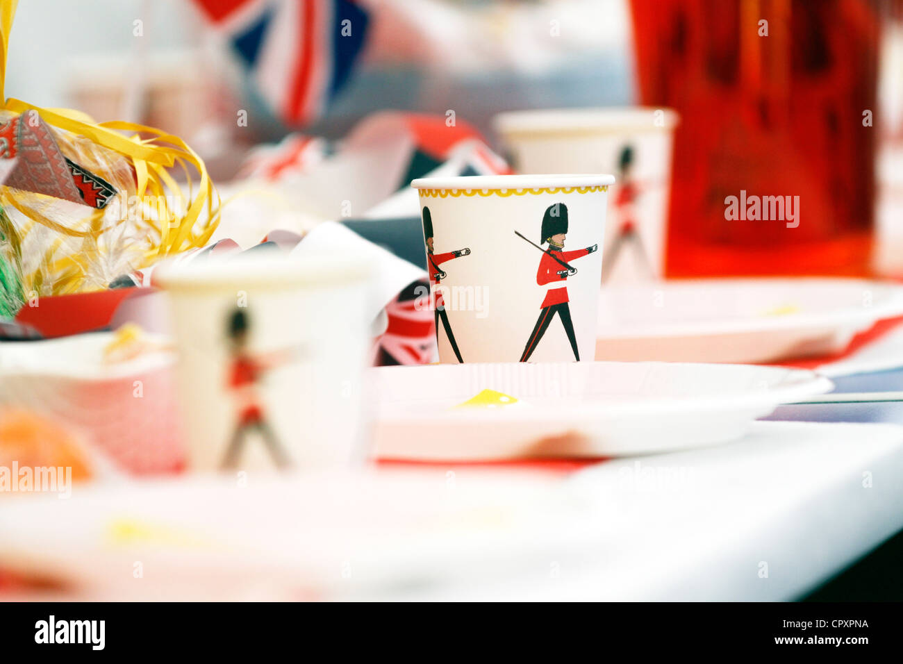 Diamond Jubilee children's party Stock Photo Alamy