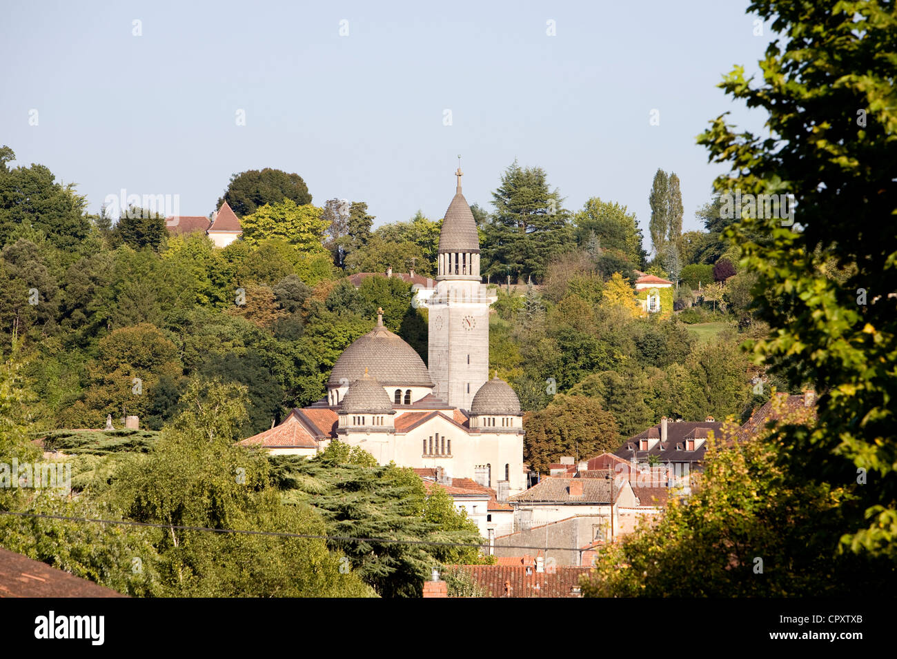 France, Dordogne, Perigord Vert, Riberac, Notre Dame de la Paix built