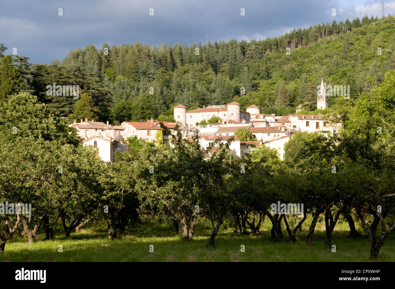 France, Gard, Aveze Stock Photo Alamy