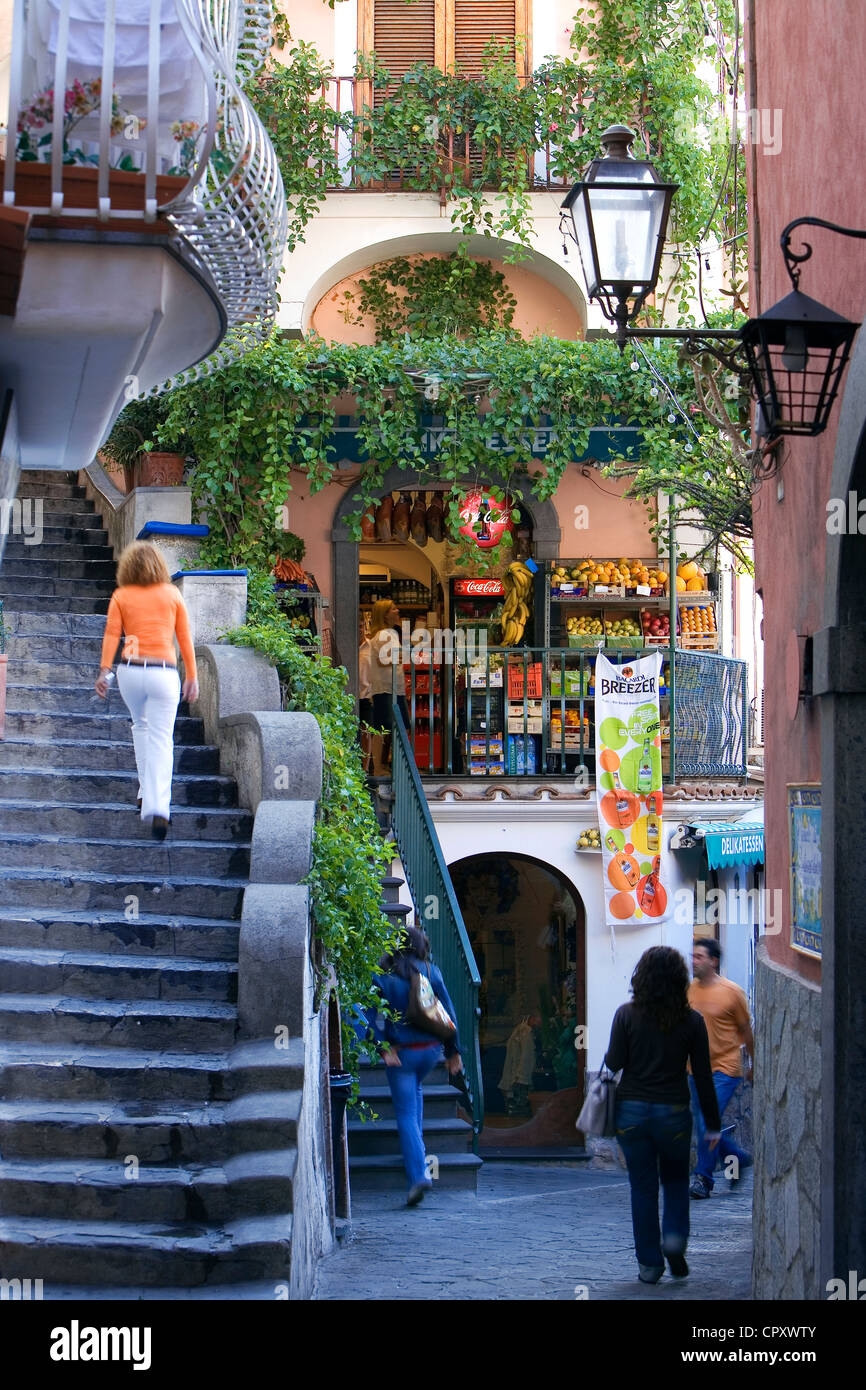Positano Street Amalfi Coast High Resolution Stock Photography And