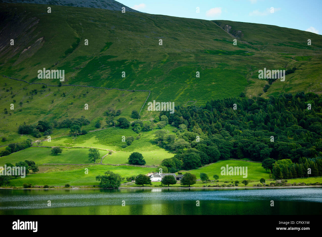 Wasdale Head Hall Farm by Wastwater in the shadow of Sca Fell Pike in