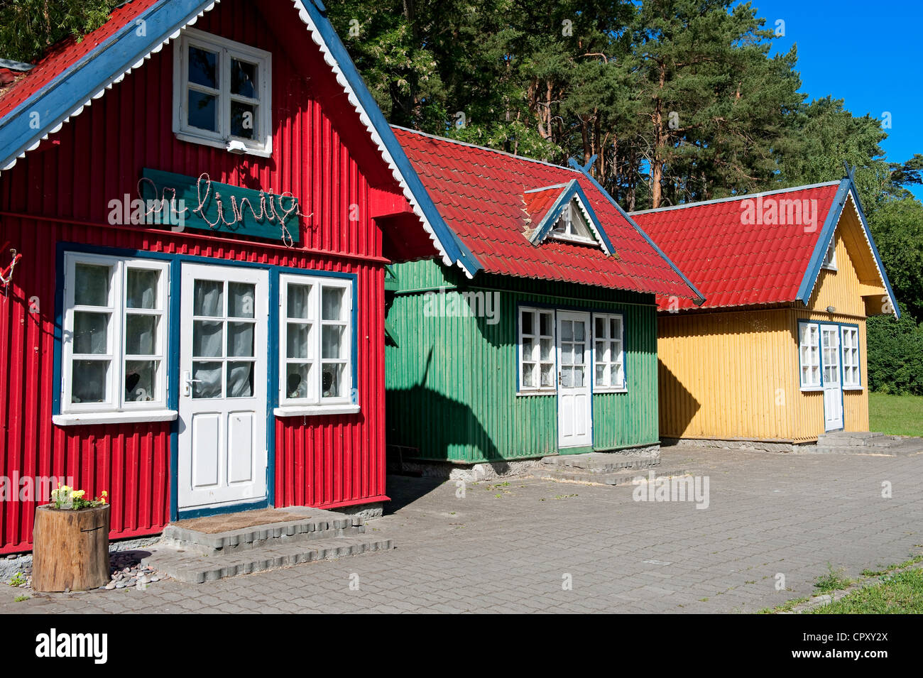 Lithuania (Baltic States), Klaipeda County, Curonian Spit, national park, the village of Nida Stock Photo