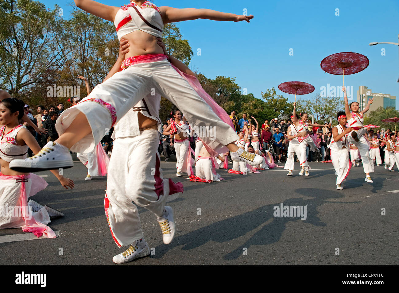 Taiwan, Kaohsiung, Lantern festival, parade Stock Photo - Alamy