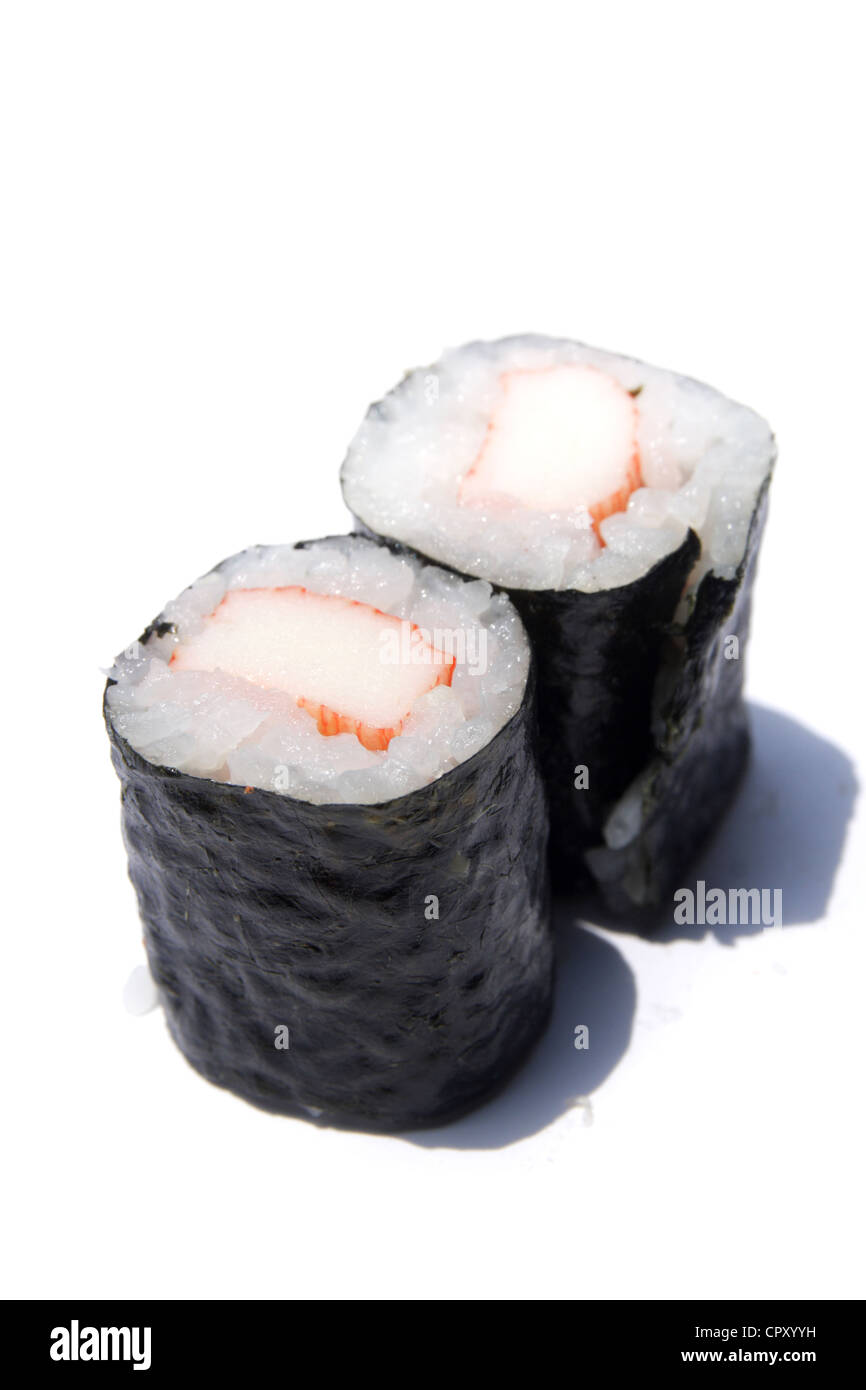 SushiMaki with Surimi (Imitation crab Stock Photo Alamy