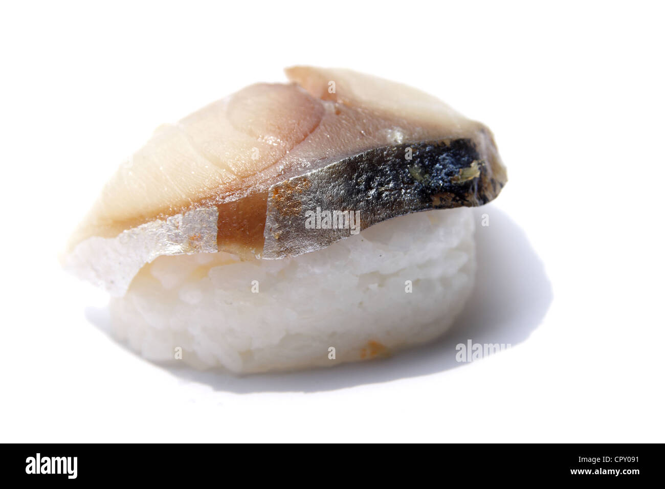 Saba mackerel Sushi Stock Photo Alamy