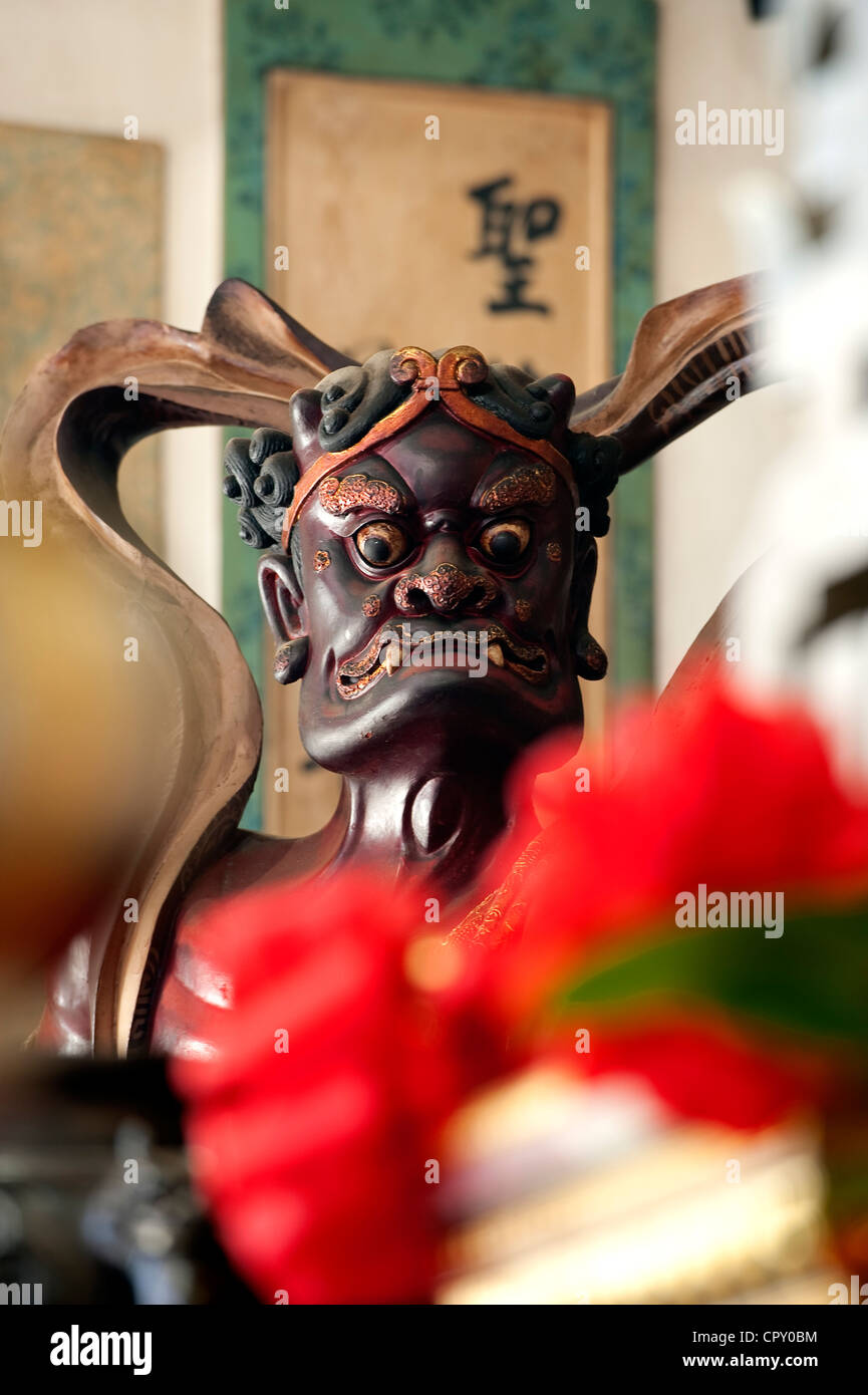 Taiwan, Tainan District, Tainan, Matsu Temple, statue Stock Photo