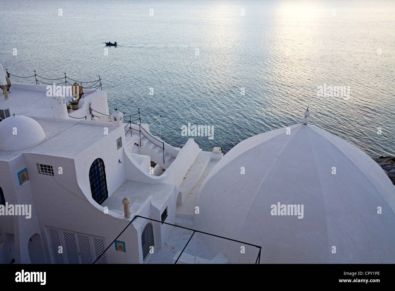Tunisia, Hammamet, houses for fishermen Stock Photo Alamy