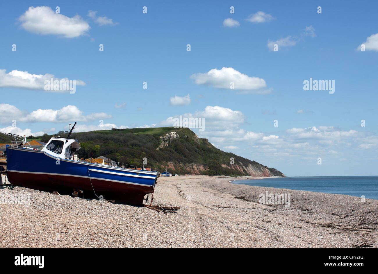 SEATON BEACH EAST DEVON. UK Stock Photo Alamy