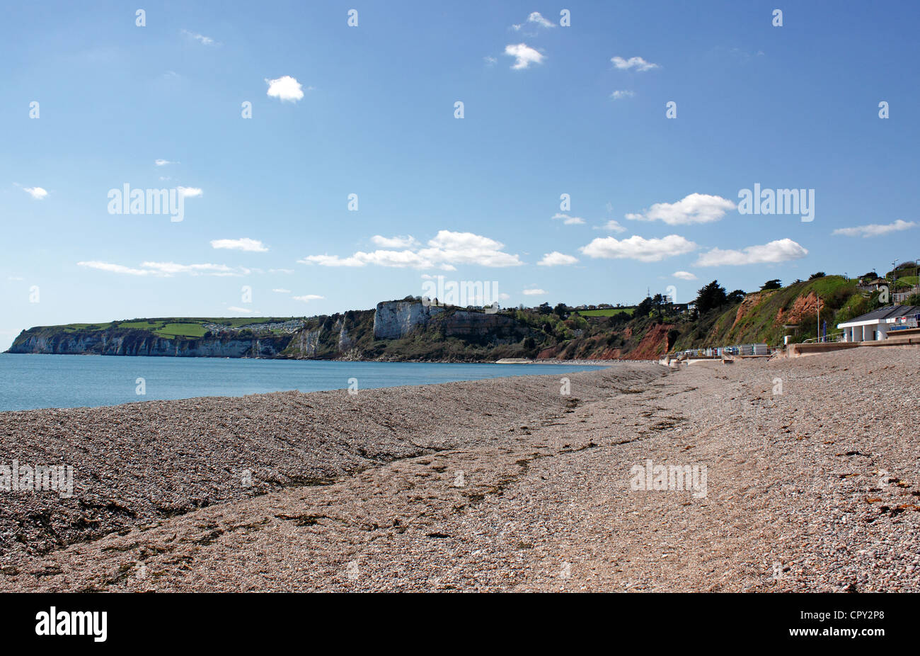 SEATON BEACH EAST DEVON. UK Stock Photo Alamy