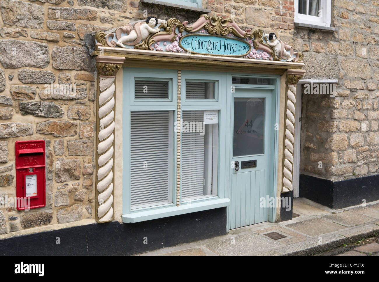 Chocolate house sign cornwall hires stock photography and images Alamy