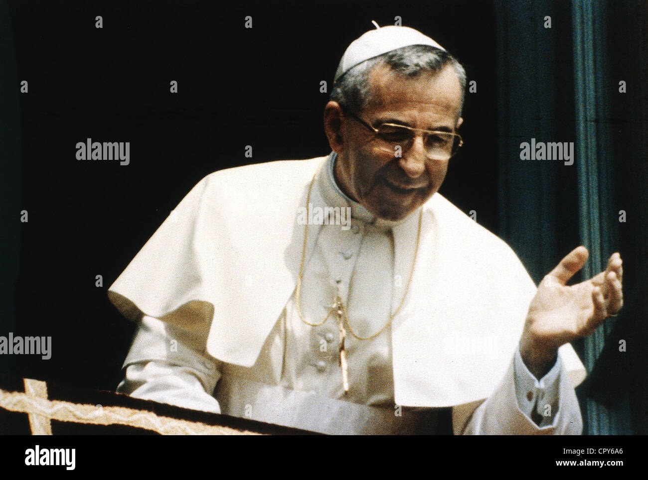 John Paul I (born Albino Luciani), 17.10.1912 - 28.9.1978, Pope 1978, half  length, 1978 Stock Photo - Alamy