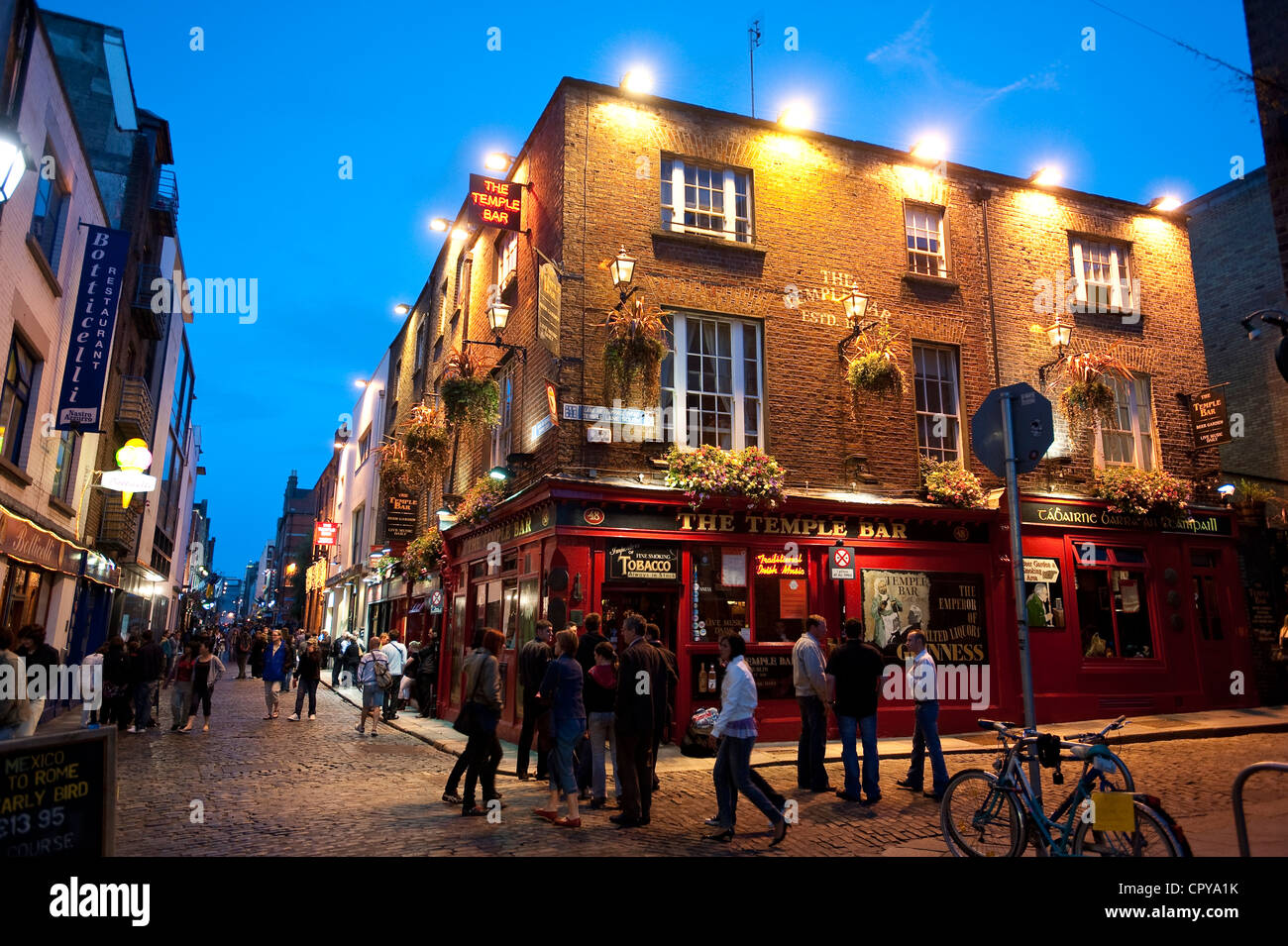 Republic of Ireland, Dublin, Temple Bar District, Temple bar Stock