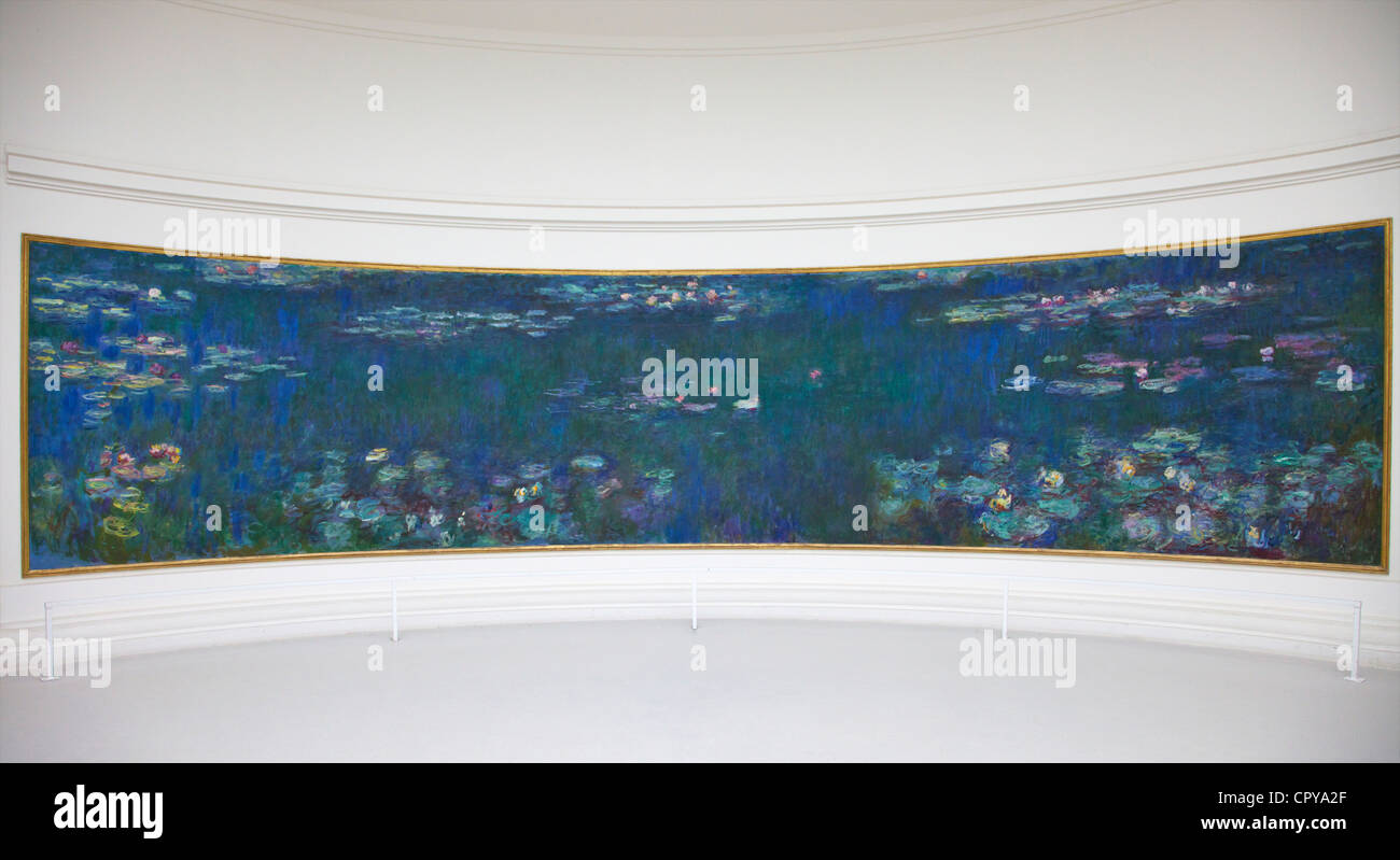 Water Lilies By Claude Monet Musee De L Orangerie Museum Paris Stock Photo Alamy