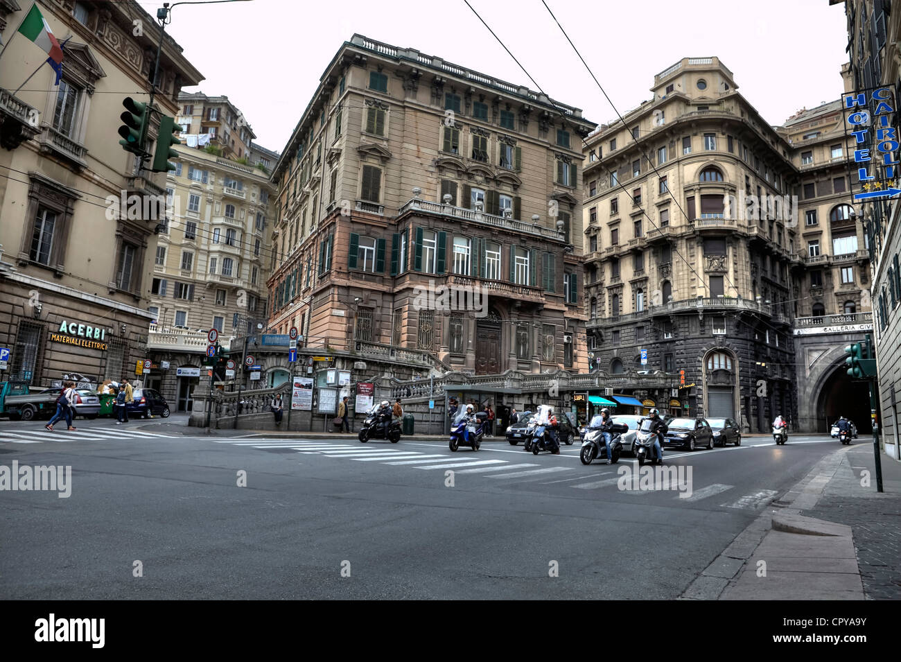 City of Genoa, Liguria, Italy Stock Photo