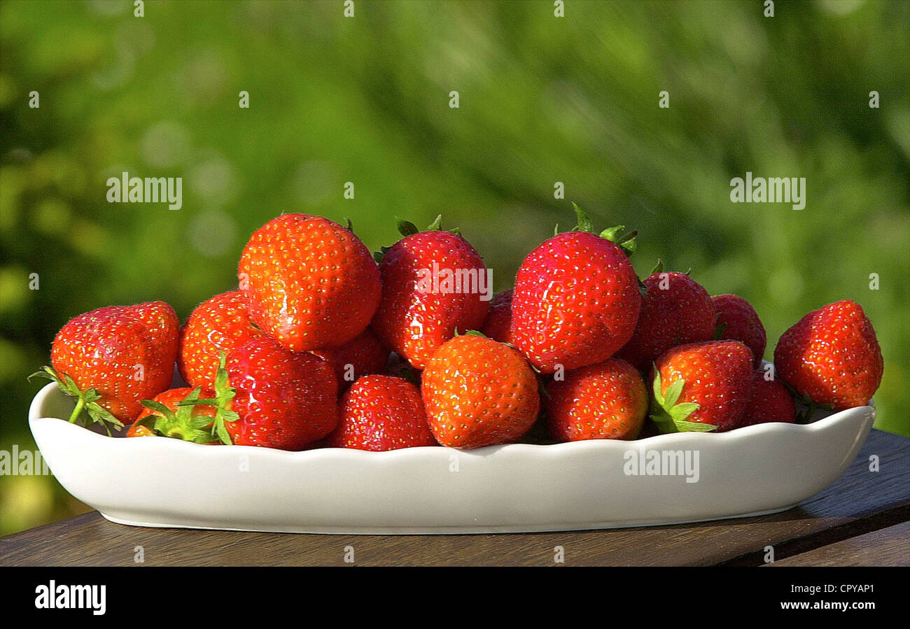 Strawberries strawberrys strawberry UK summer fruit Stock Photo Alamy